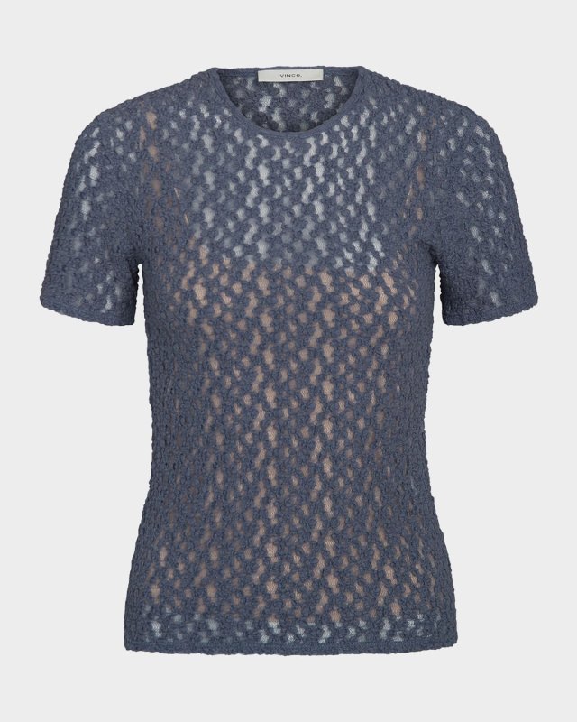 Short-Sleeve Floral Smocked Top
